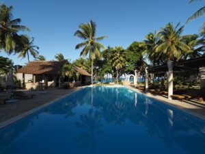 Pool in der Coconut Beach Lodge